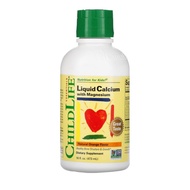 ChildLife Liquid Calcium with Magnesium Natural Orange Flavor 473 ml, EXP 02/2028