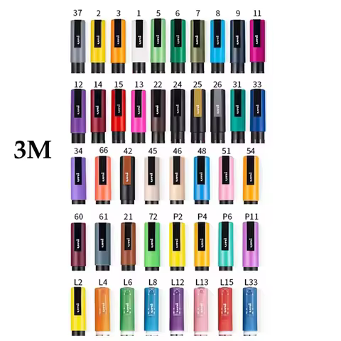 1 PC Japan Uni Posca Paint Marker Pen,PC-3M 0.9-1.3mm Acrylic Marker Pen, For CD Metal Glass Comic B