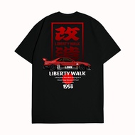 InnoFit F169 Unisex T-Shirt JDM LIBERTY WALK SLAMMED Nissan Skyline R34 LBWK V2 Car Theme S-5XL