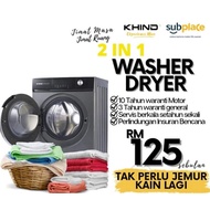 DAFTAR WASHER DRYER 2in1 JENAMA KHIND