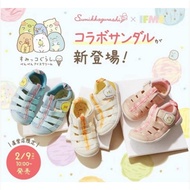 Japan IFME Cute ️ Sumikkogurashi Co-Branded Toe-Covered Toe-Protecting Sandals Wide Last Breathable 