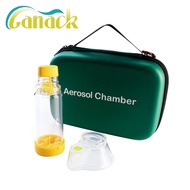 Canack Professional Adult/Pediatric/Baby Asthma Spacer Inhaler Spacer Device Silicone Aerosol Chambe