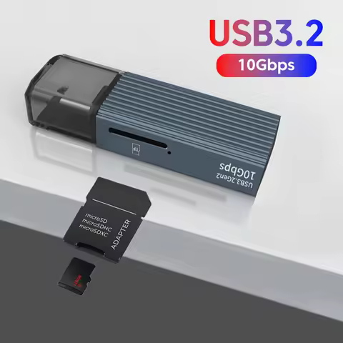 Type C Multi-functional Card Reader USB 3.2 OTG Card Reader Type-C to TF + USB 3.2 Camera Memory Cop