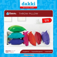 Dakki 16"x16" Solid Color Throw Pillow