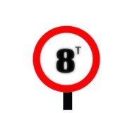 Reflective sign 8 / SignBoard/Papan iklan/Papan Tanda jalan /Road