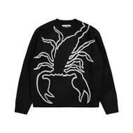 KEEPFS | Knitwear Boxy Crewneck Black | Clamp Clamp Knitwear Men Boxy Knitwear