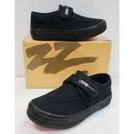 [QQ COMFORT] Pallas Jazz Kasut Sekolah Hitam/Black School Shoe 204-031