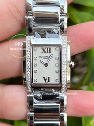 นาฬิกาข้อมือ Patek Philippe Twenty-4 (TOP SWISS) (สินค้าพร้อมกล่อง) (ขอดูรูปเพิ่มเติมได้ที่ช่องแชทค่