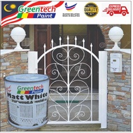 5L ( WHITE MATT ) GREENTECH PainT For Metal & Wood / Kayu & besi / 5 LITER GREENTECH