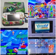Nintendo 任天堂 WiiU 完美500g硬碟 hdd版/set，1機4玩（內滿曬4種game)，wiiu兼容下列=wiiu /wii/gamecu be/萬能模擬器，内建商店可以自行下載游戲仲