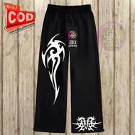 CELANA TATOO PANTS OVERSIZE CELANA KULOT GOMBRANG LOOSE PANTS LONG CELANA BAGGY GIRLS BOYS HIGH WAIS