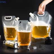 [cxGYMO] 1Pc 1/1.5/2.5/5/10L Reusable Clear Drinking Bags Drinks Flasks Liquor Bag  HDY