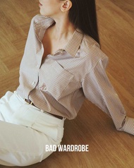 BAD WARDROBE All Stripe Shirt เสื้อเชิ้ตลายทาง