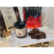 IBAKEBYFNM Seasalt Kukiss with melted Callebaut 811 Choc