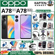 HP OPPO A78 4G 8/256 | A78 5G 8/128 RAM UPTO 16GB 100% BARU GARANSI RESMI 1 TAHUN