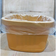 Spa Foot Soak Basin | Reflexy Rectangular Foot Bucket | Foot Massage Basin | Manicure Manicure | Ped