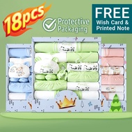 Newborn Baby Gift Box Newborn Baby Gift Set Newborn Hamper Fullmoon Clothing Clothes Girl Boy 17pcs 