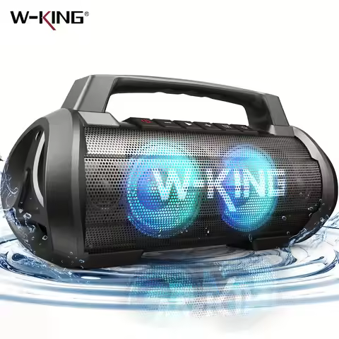 W-KING 70W RMS Bluetooth Portable Speaker, Speaker Wireless Loud IPX6 Waterproof Bluetooth Speakers 