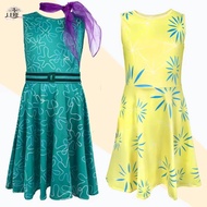 JEREMY1 Inside Out 2 Cosplay Costume, Cartoon Anger Fear Halloween Performance Costume, Creative Sad