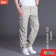 Men's long cargo pants, slim fit men's long cargo pants, premium cargo/knot pants