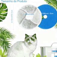Cat Water Dispenser Filter Element Activated Carbon Filter Element Water Dispenser Pet Cat Fountain 