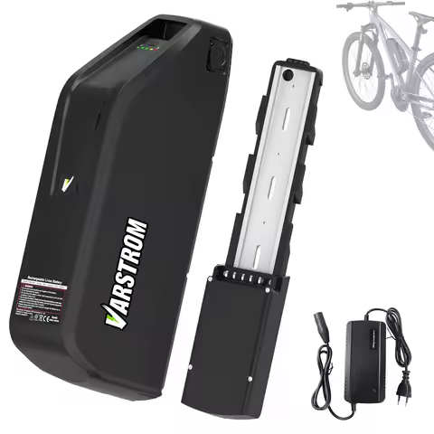 [US Stock ] Electric Bike Battery Hailong 48V 36V 52V 20AH 30A Downtube Pack with 21700 Cell 40A BMS