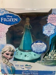 Costco DISNEY 迪士尼 知名卡通系列3D立體 聲光燈座 冰雪奇緣 艾莎公主 Llsa