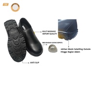 Safety Shoes Slop Black Safety Slip-On Safety Work Shoes - Safety Shoes Slip On Premium Safety