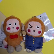 日本avail限定 sanrio monkichi 馬騮仔 毛公仔 15cm