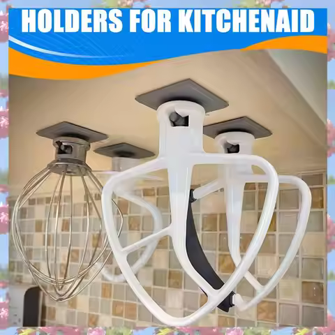 T83C-Stand Mixer Attachment Holders, 4 Pack Food Mixer Accessories Hooks For Kitchenaid All Stand Mi