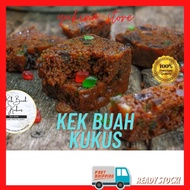 Premium Kek Buah Kukus Ibu Noni Klasik Kurang Manis Moist Lembap Legend Pure Butter / Premium Steam Fruits Cake Classic