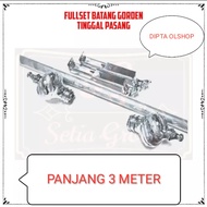 BATANG GORDEN FULLSET 3 METER BATANG GORDEN 3 METER FULL SET TANPA POTONG