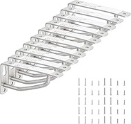 K.G.Y AA-090 Stainless Steel Arm Shelf Bracket, W3.5 x H1.8 inches (90 x 45 mm), Pack of 10