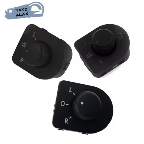 Rearview Mirror Control Switch Knob for VW Beetle Passat B5 Bora Golf 4 Jetta MK4 1999-2006 1J195956