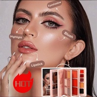 【Comprehensive and Radiant】78-Color 5-Layer Book Makeup Palette Student Set Pearlescent Matte Durabl