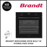 BRANDT BOH1325BB 60CM BUILT IN HYDROLYSES OVEN + 2 YEARS WARRANTY