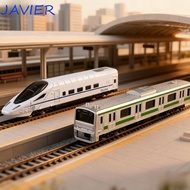 JAVIER Inertial Train Model, Harmony Simulation Nostalgic Green Simulation Train Model, Shinkansen A
