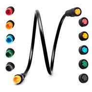 Ebike Extension Cable Julet 2Pin/3Pin/4Pin/5Pin/6Pin Waterproof Connector Female to Male DIY Electri