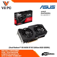 ASUS Dual Radeon RX 6650 XT RX6650XT 6650XT OC Edition 8GB GDDR6 Graphics Card