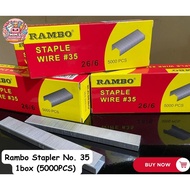Rambo Staple Wire No. 35 26/6 Bala ng Stapler 5000 Pcs