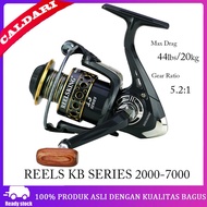 Caldair Fishing Reel Jigging Reel Spinning Reel 5.2:1 High Speed Fishing Accessories Fishing Rod Set