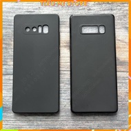 Samsung Galaxy Note 8 Black TPU Flexible Case And Premium auto Black, Durable And Beautiful cam Protection
