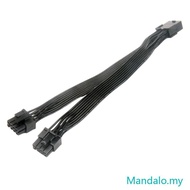 MEET 8Pin to Two 6+2 Pin Power Supply Adapter Cable GPU 8Pin Female to 8Pin Male