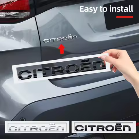 3D ABS Car Rear Trunk Logo Letter Stickers Decoration Accessories for Citroën C5X C6 DS C3-XR C4L C4