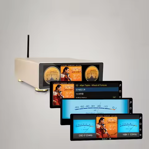 JF MX-PRO Audio Digital Turntable Android Desktop Player Network WiFi Bluetooth 5.0 USB 32Bit/768KHz