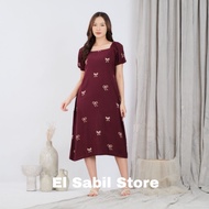 Aqila Rayon Premium Daster with Ribbon Motif Latest TeenageWanita