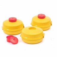 Tupperware burger keeper burger lunch box with sauce friedKentang