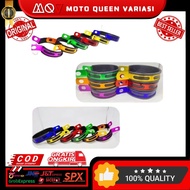 GANTUNGAN COLORFUL CNC RACING MOTORCYCLE EXHAUST HANGING CLAMP AVAILABLE SIZE 2.5 INCH 3 INCH 3.5 IN