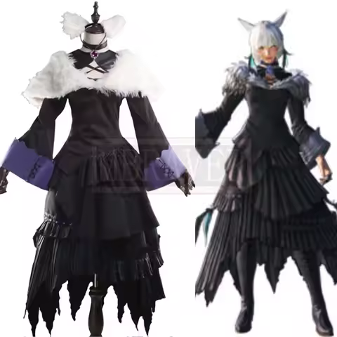 Final Fantasy XIV FF 14 Y'shtola/Ya Shutora Cos Cosplay Costume Party Christmas Halloween Custom Mad