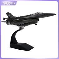 Mippos โมเดล F16เครื่องบินรบอัลลอยด์แบบหล่อขึ้นรูปผลิตภัณฑ์ตกแต่งบนโต๊ะของฝากเครื่องบินจำลองย้อนยุคพ